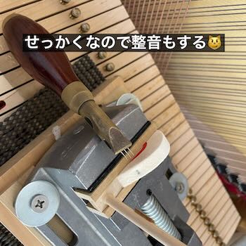 ハンマーへの針刺し